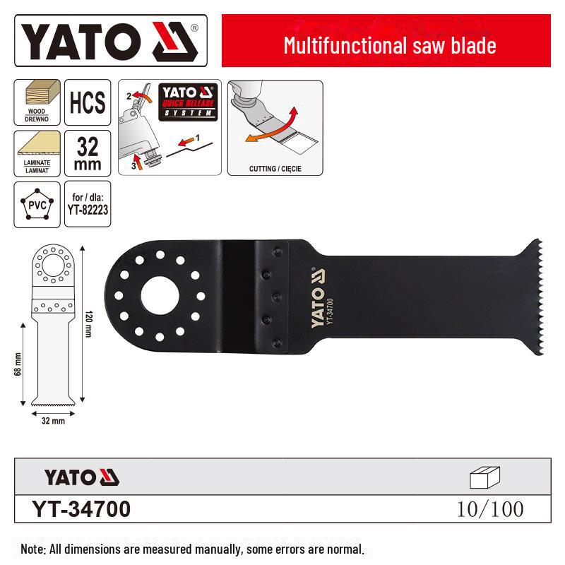 

Многоцелевой пильный диск YATO для шлифовки, обрезки и деревообработки