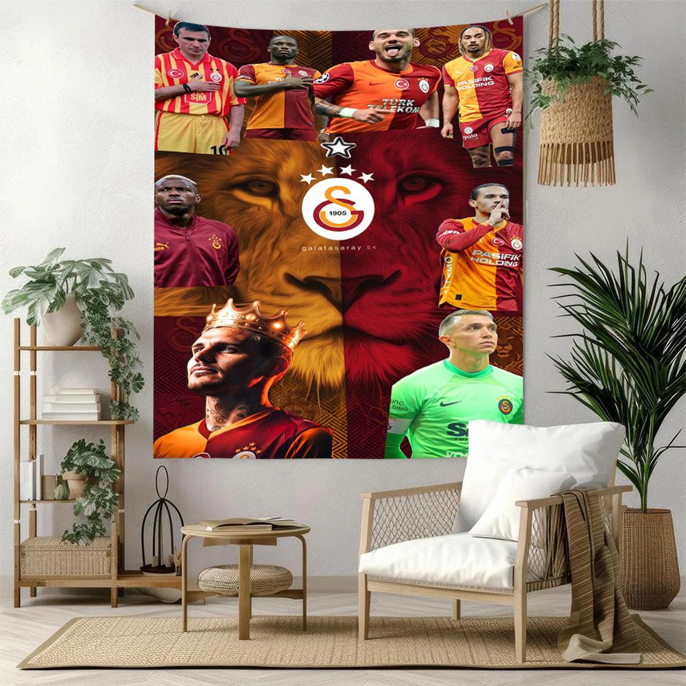 Galatasaray Wall Decor Tapestry Art For Pet Memorial Birthdaywedding Party Backdrop Family Gift