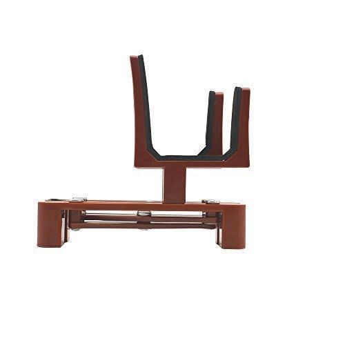 Foldable and Adjustable Violin Stand with Bow Holder, Includes Violin Rosin