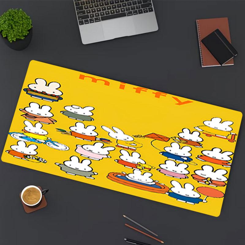 Miffy Print Mouse Pad, for Keyboard Pad Laptop PC Mat for Office Home Use, Desk Decor, Perfect Birthday Gift for Gamers