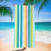 Black Gold Mandala Beach Towel Bohemian Floral Quick Dry Polyester Bath Towel for Summer Vacation Sandproof Swim Pool Blanket