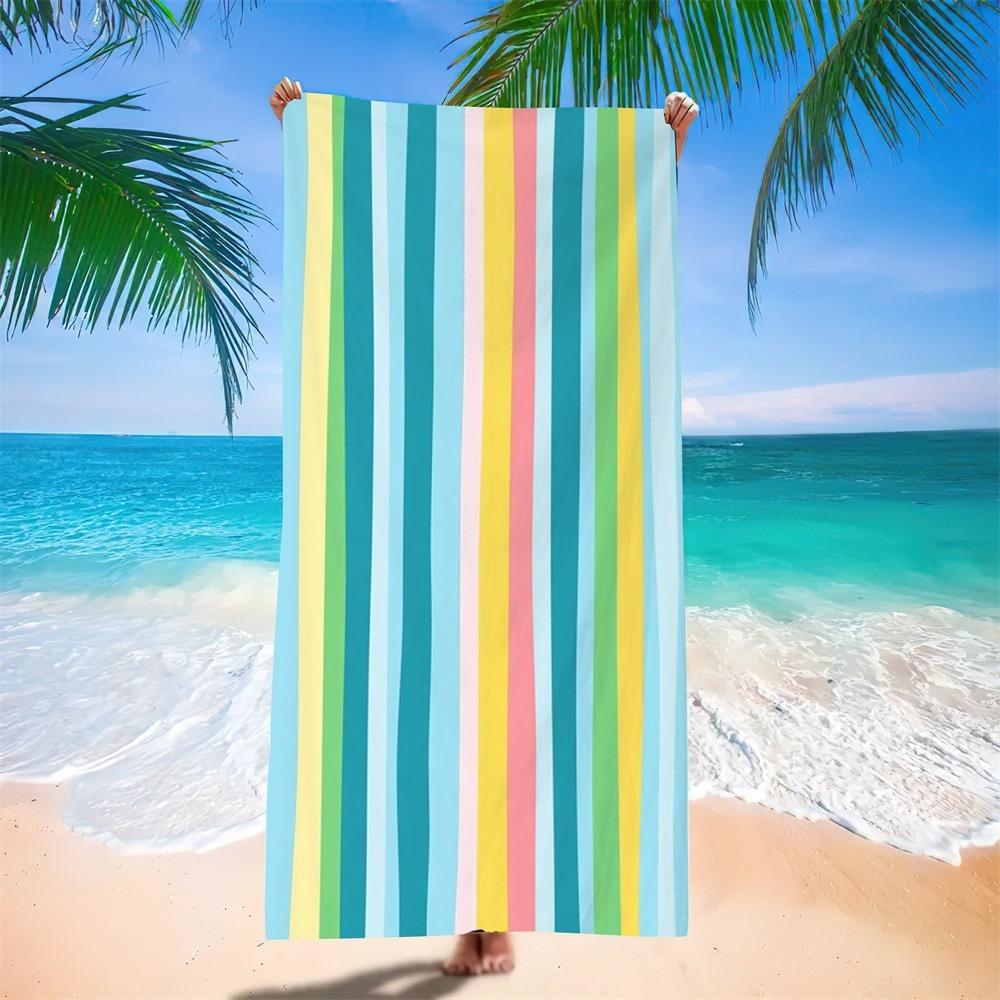 

Black Gold Mandala Beach Towel Bohemian Floral Quick Dry Polyester Bath Towel for Summer Vacation Sandproof Swim Pool Blanket W30*H60(CM)