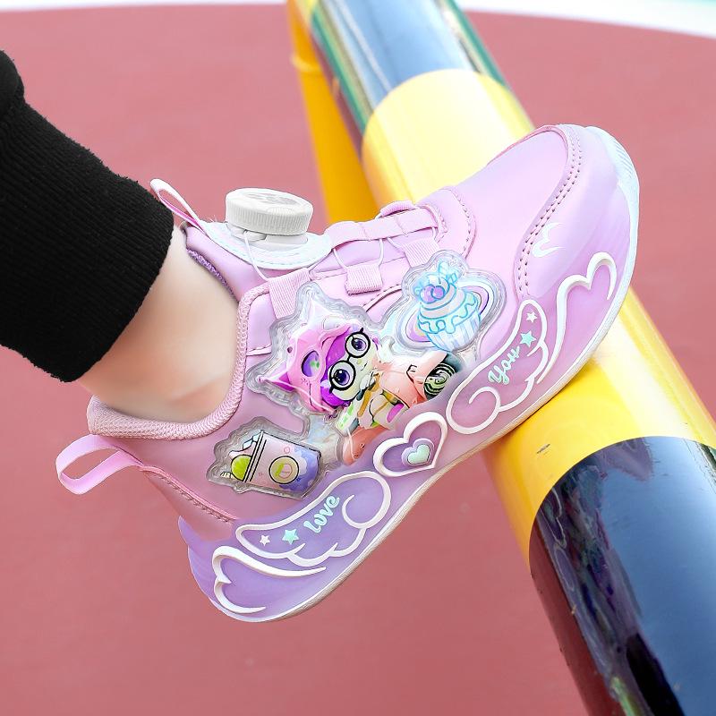 2025 Wasserdichte Leder-Laufschuhe für Mädchen – Rutschfest, Weiche Sohle, Lässig für ältere Kinder