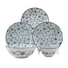 Mino-aardewerk Japans Onderglazuur Servies