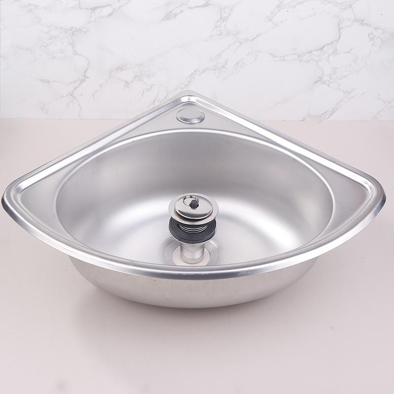 Rv Kitchen Sink Stainless Bathroom Basins Camper Vegetable Corner Motorhome Bar Steel Small Single Bowl Drop Tub
