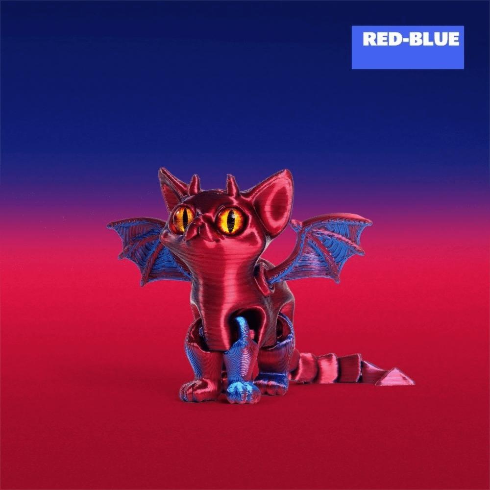 

Кошки Демон Ангел 3D-печатные Кошки Многосуставные Подвижные Миниатюры Коллекционер Любители Кошек Demon Red Blue