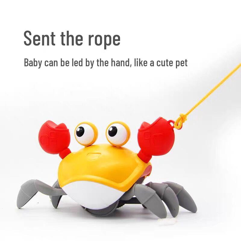 Electric Induction Crawling Crab Toy: Interactive Educational Fun for 1-2 Year Olds