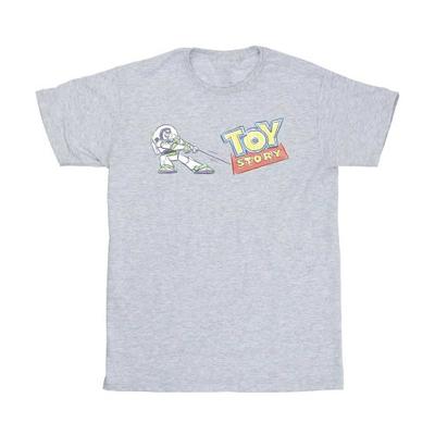 Boys Toy Story Buzz Pulling Logo T-Shirt