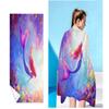 Enchanting Mermaid Bath Towel - Soft, Super Absorbent & Magical Ocean Design for Everyday Use & Perfect for Fantasy Lovers