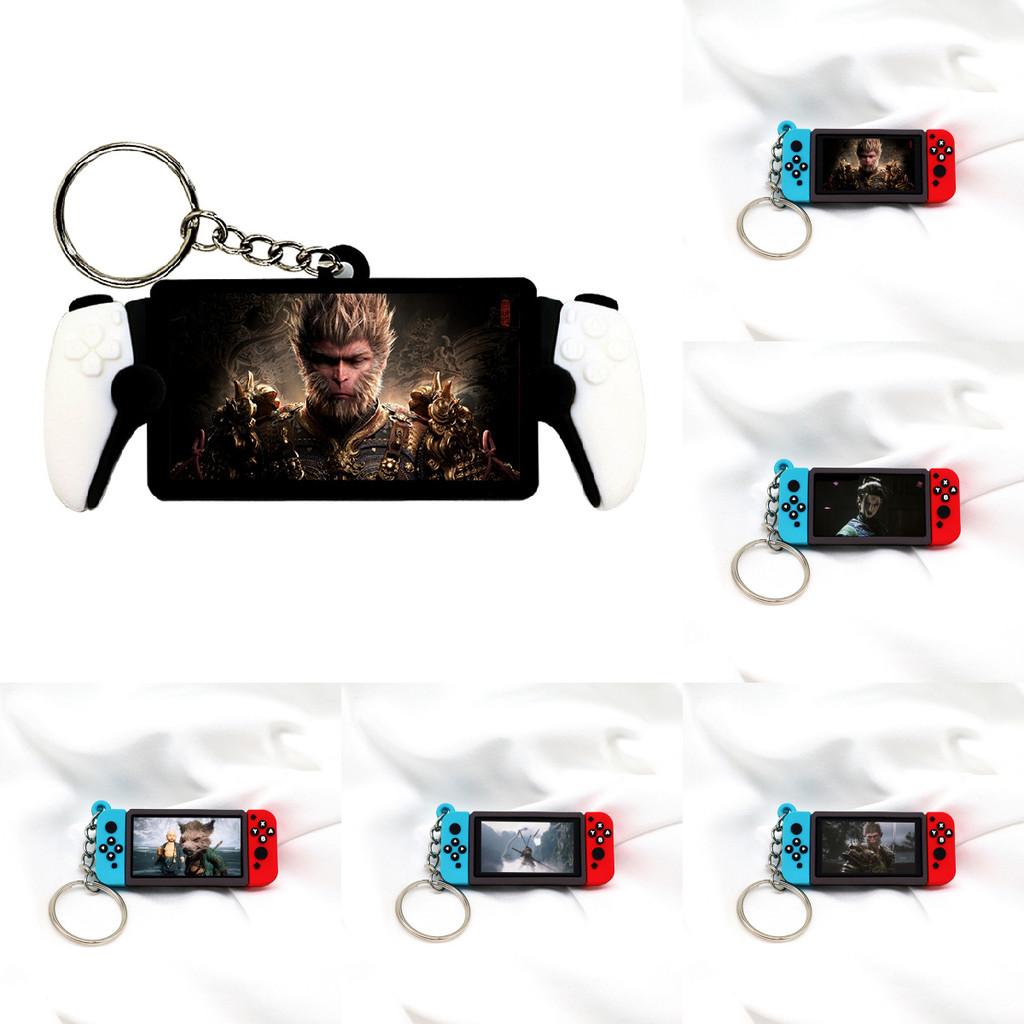 Adorable Black Myth Wukong Gaming Controller Keyring For Nintendo Switch And Ps5 Ideal For Collectors