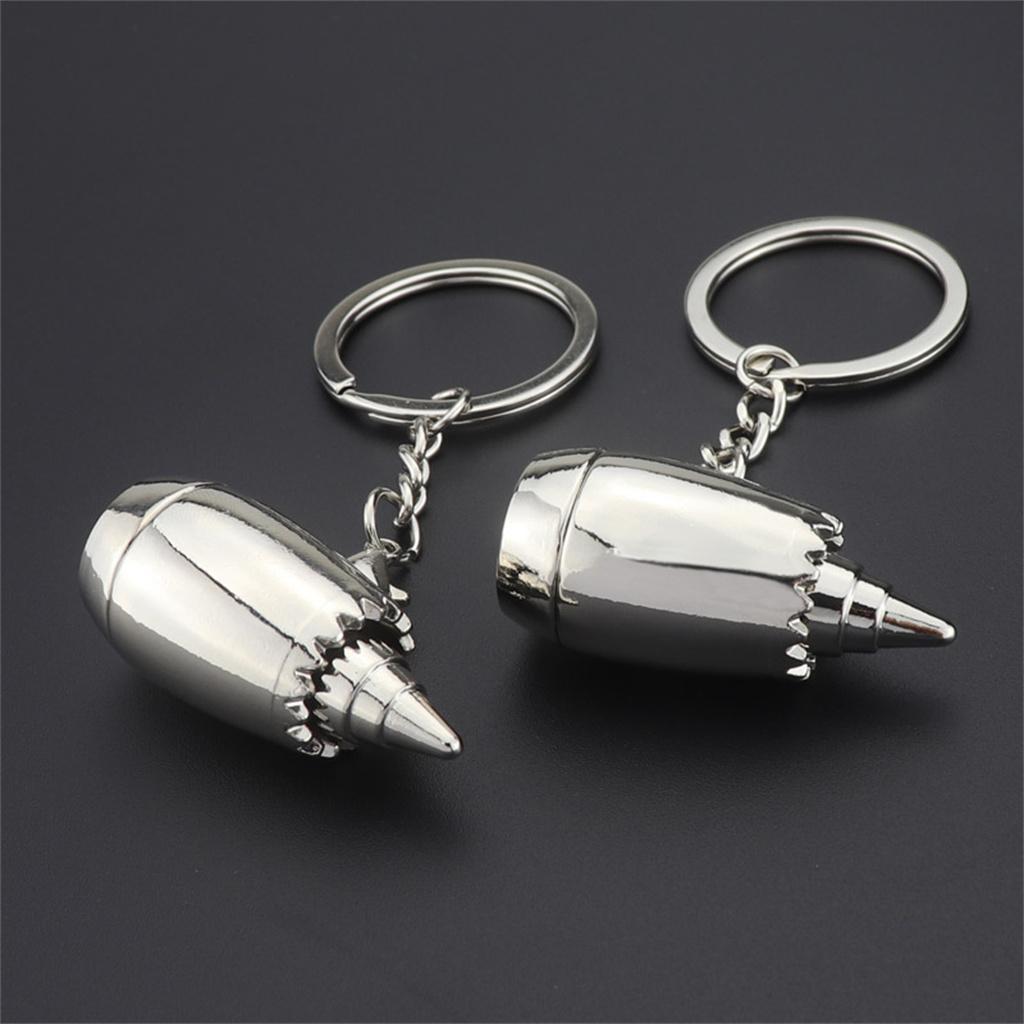 Aircraft Engine Model Keychain for Key Ring Creative Personality Aircraft Ke