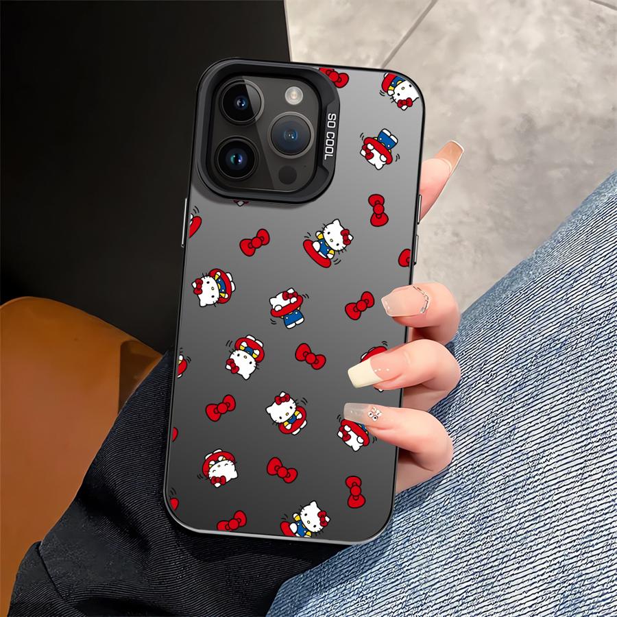 

Cute Hello Kitty Case for iPhone 17 Pro Max 11 14 Plus Air 15 13 12 Pro 16 Phone Cover iPhone 16 Plus