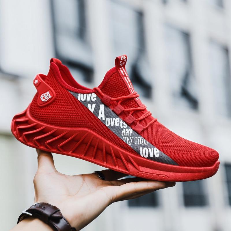 Fashion Sneakers Men Versatile Casual Sports Men's Mesh Running Comfortable Platform Casual Shoes Trendy Men's Shoes Tenis Para Hombre