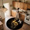 Musical Notes,Round Area Rug,Carpet Rug for Living Room Bedroom Sofa Playroom Decor,Non-slip Floor Mat