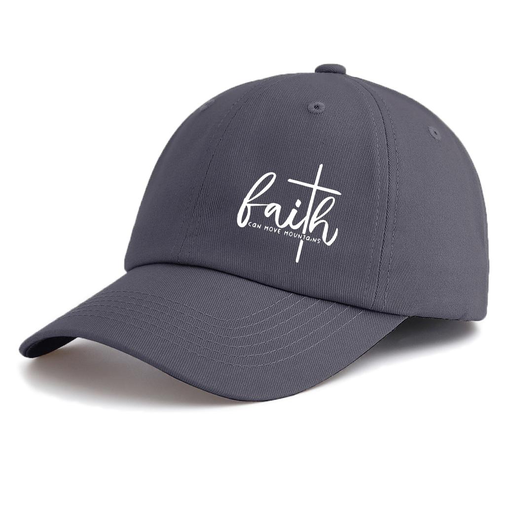 Gorra de Béisbol con Estampado de Fe para AdultosEstilo Retro Minimalista Casual Suave Ajustable Gorra de PadrePerfecta Como Regalo
