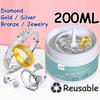 1/2/3Pcs Silver Cleaner Liquid 200G Jewelry Cleaner For Gold Panlinis Ng Silver Gold Cleaner For Rings Earrings Watch Diamond