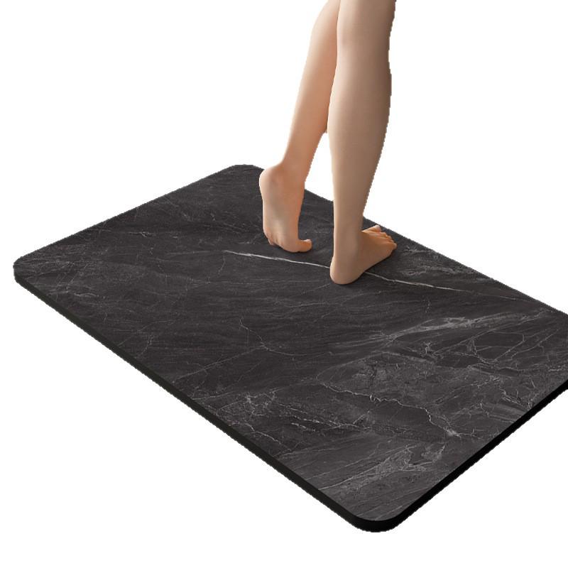 Non-Slip Diatomaceous Earth Quick-Dry Bathroom Mat – Water Absorbent, Anti-Fall, Minimalist Design for Home Use