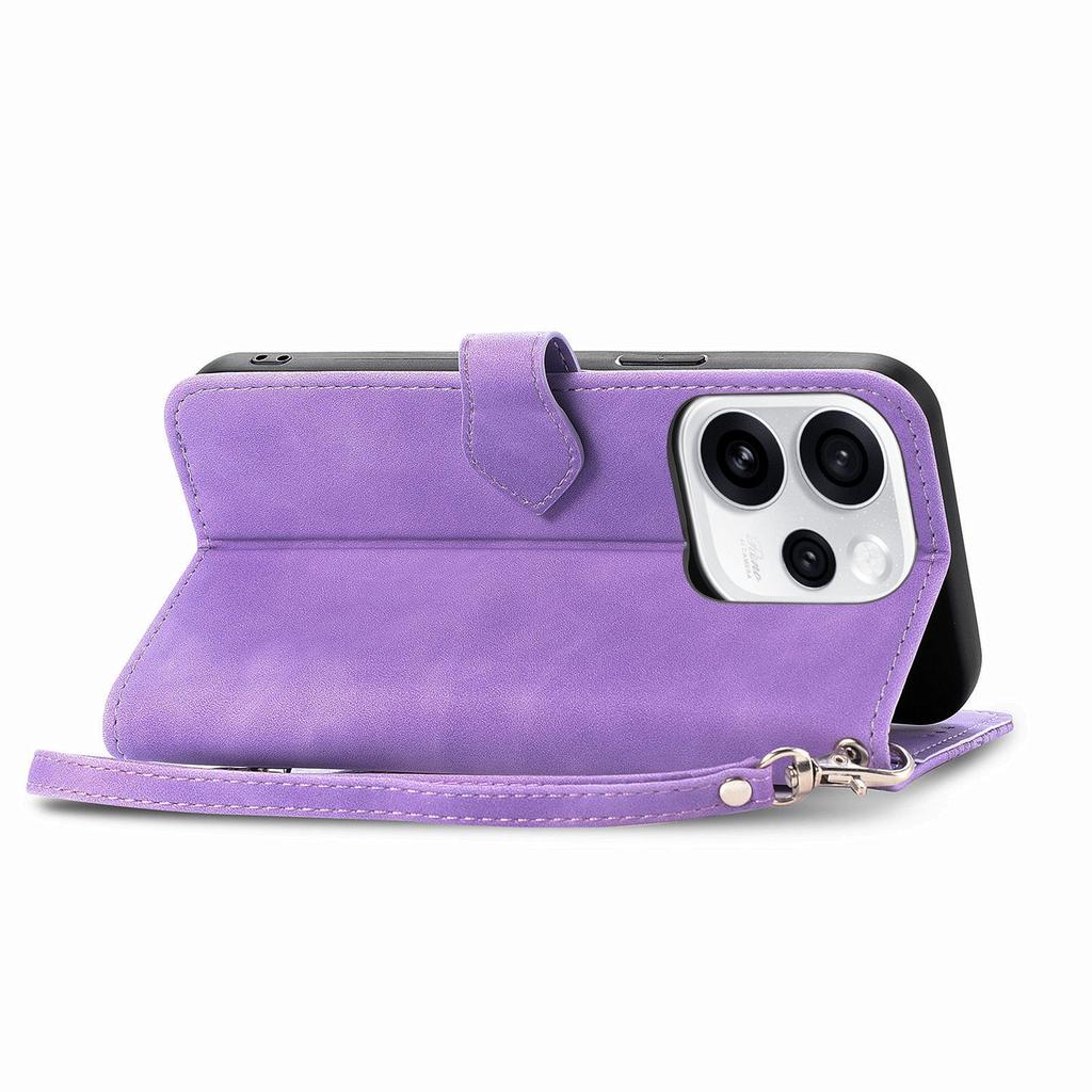 Leather Wallet Flip Case for Samsung Galaxy A54 A34 A24 A53 A33 A72 A52 A23 4G 5G with Zipper Pocket Cover