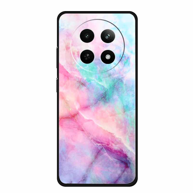 Case For Realme 13 Plus Marble TPU Soft Silicone Back Cover For Realme 13+ Cases Protective Mica Painted Colorful Bumper Capa