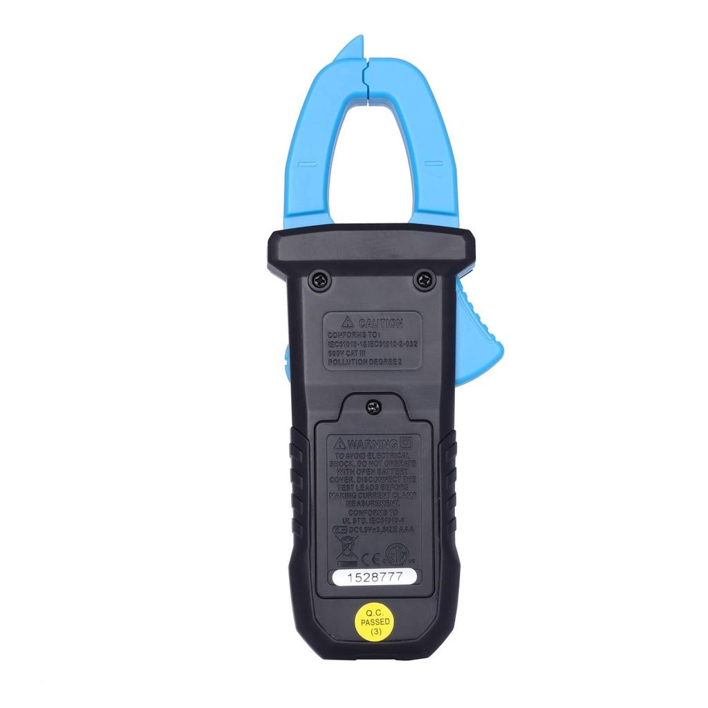 BSIDE ACM03 Plus Digital Clamp Meter Multimeter Auto Range AC/DC Voltage/Current/Resistance/Frequency/Capacitance Tester Blue