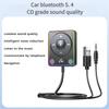 Bluetooth 5.4 Car Adapter With Dual Mics And Noise Cancellation, AUX Bluetooth Car Kit For Hands-Free Calls And Stereo Audio