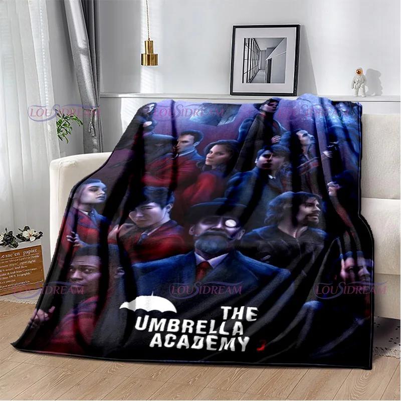The Umbrella Academy Blanket Fashion Cartoon Comics Flannel  Blanket Fluffy Fleece Throw Blanket Sofa Travel Camping Gift 75x90cm