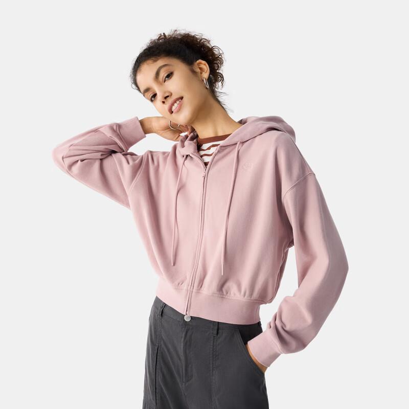 GAP Women's 2025 Spring Full-Zip Hooded Sweatshirt