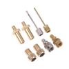 4 st/set Cykelhjul Däck Överföringsventil Adapter Mässingsventilmunstycke Adapter Vägs & Mtb Däckpump Munstyckesanslutningar Set