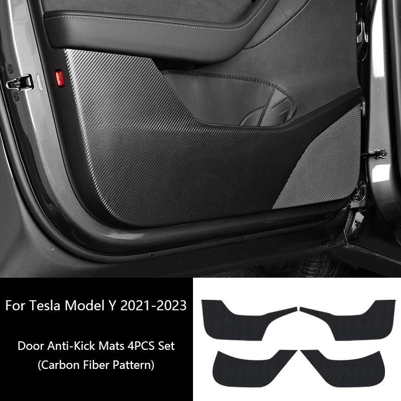 Door Anti-kick Sticker Model 3 Highland Soil-proof Mat Side Door Anti-scratch Protective Stickers for Tesla Model Y/3 -