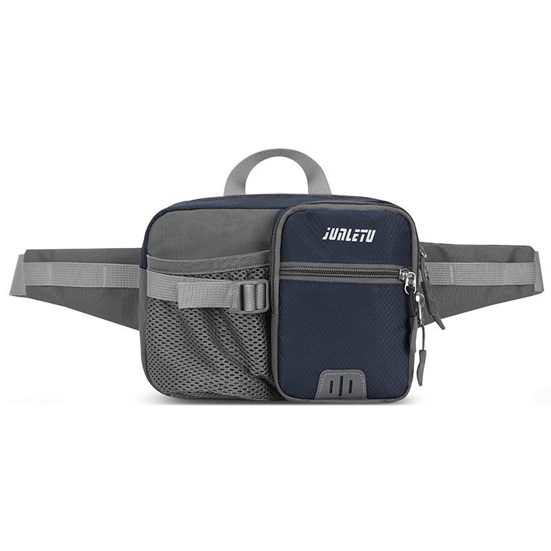 New Large Capacity Fitness Waist Pack with Water Bottle & Phone Holder for Outdoor Sports and Travel