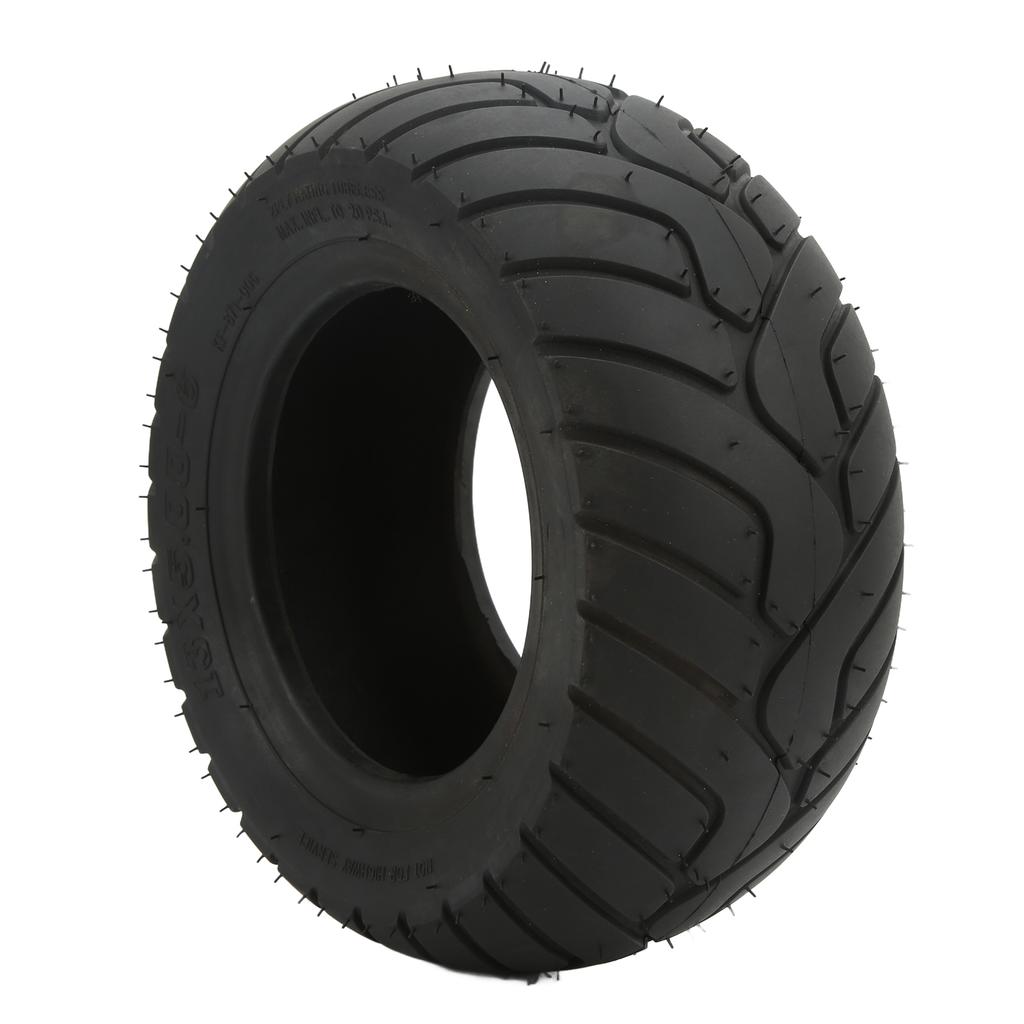 Rubber Tire Shock Absorption Anti Skid Vacuum Tubeless Tire Replacement for Go Kart Electric Scooter 13in