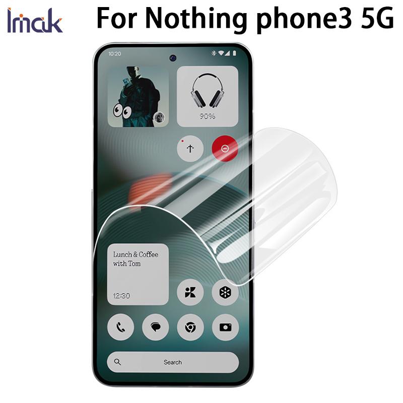 For Nothing Phone 3 5G Glass IMAK Hydrogel Film 4th Generation Full Coverage Screen Protector