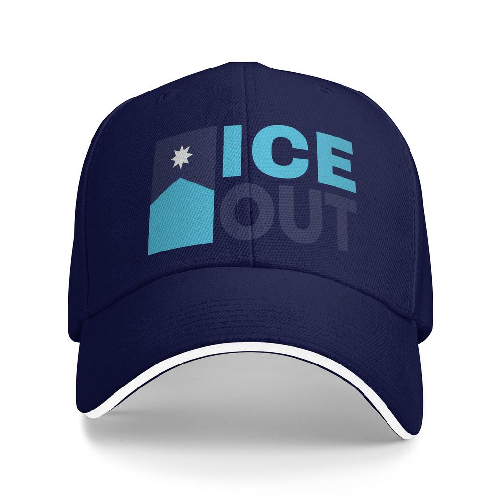 Ice-Out Baseball Cap Stylish Trucker Hat Summer Unisex-Teens Outdoor Sport Baseball Caps