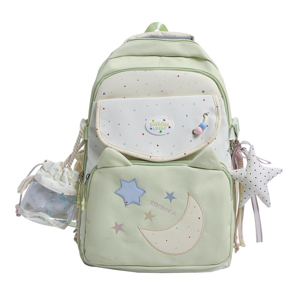 Schoolbag Japanese 1011 New High-value School Bag Ba Chi Pain Bag for Junior and High School Students Cartoon Lightweight Large Capacity Backpack