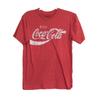 Vintage Coca-Cola Storlek S Röd Grafisk T-shirt Kortärmad Rundhalsad Retro Stil