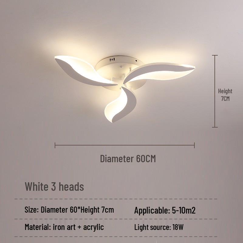 Cross-Border LED Creative Ceiling Light for Living Room & Bedroom - Modern, Simple, Acrylic Design