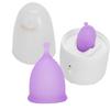 Reusable Female Menstrual Cup Lady Menstrual Cup Cleaner Machine Set (Cleaner Menstrual Cup Purple