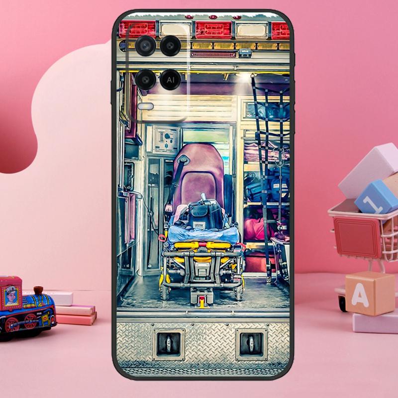 Ambulance EMS EMT Paramedic Case For Oppo A78 A38 A18 A98 A58 A60 A80 A40 A96 A76 A16 A94 A74 A54 A15 A17 A57 A77 A5 Pro
