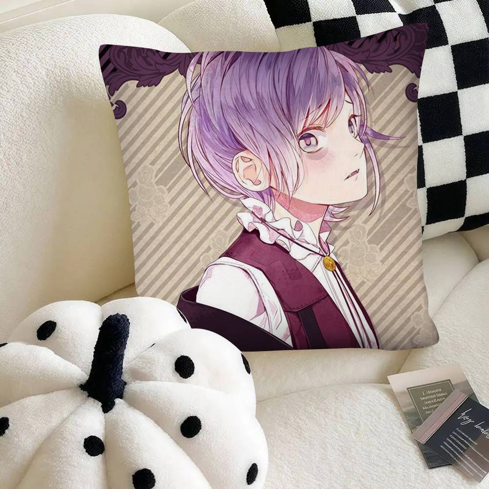Sakamaki Kanato Otome Game DIABOLIK LOVERS Pillow Case Square Pillow Bedroom Sofa Leisure Comfort Cushion Car Home Decoration