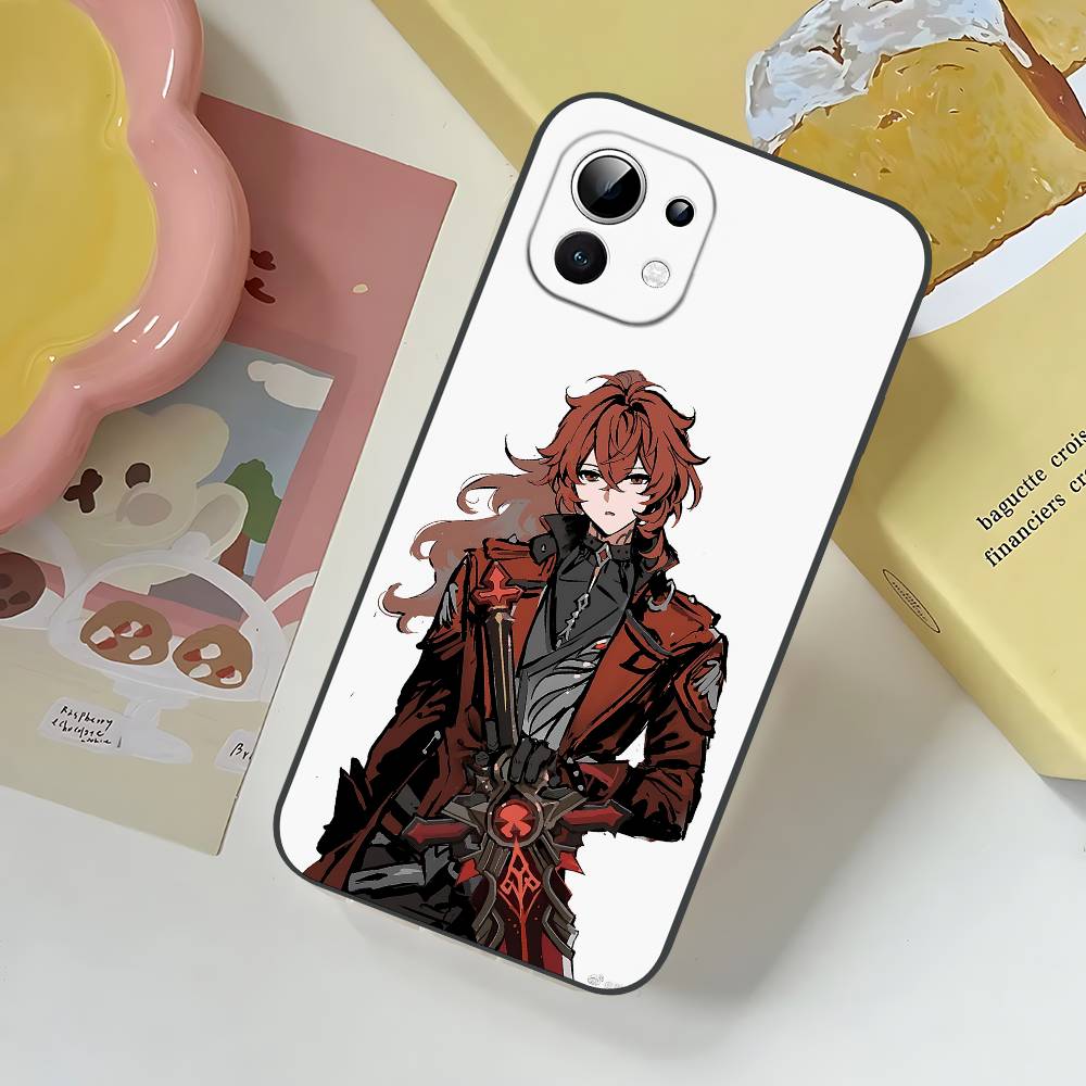 

Diluc Slim Black Shockproof Phone Case: Snug Fit For Xiaomi 12,11,12S Ultra & Redmi Note 11,10T,9,9A,8Pro,8T,5G Redmi Note 9