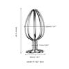 Stainless Steel Hollow Anal Plug Speculum Anal Dilator Expander Anus Butt Plug Erotic Sex Toys Women Men Anal Toys for
