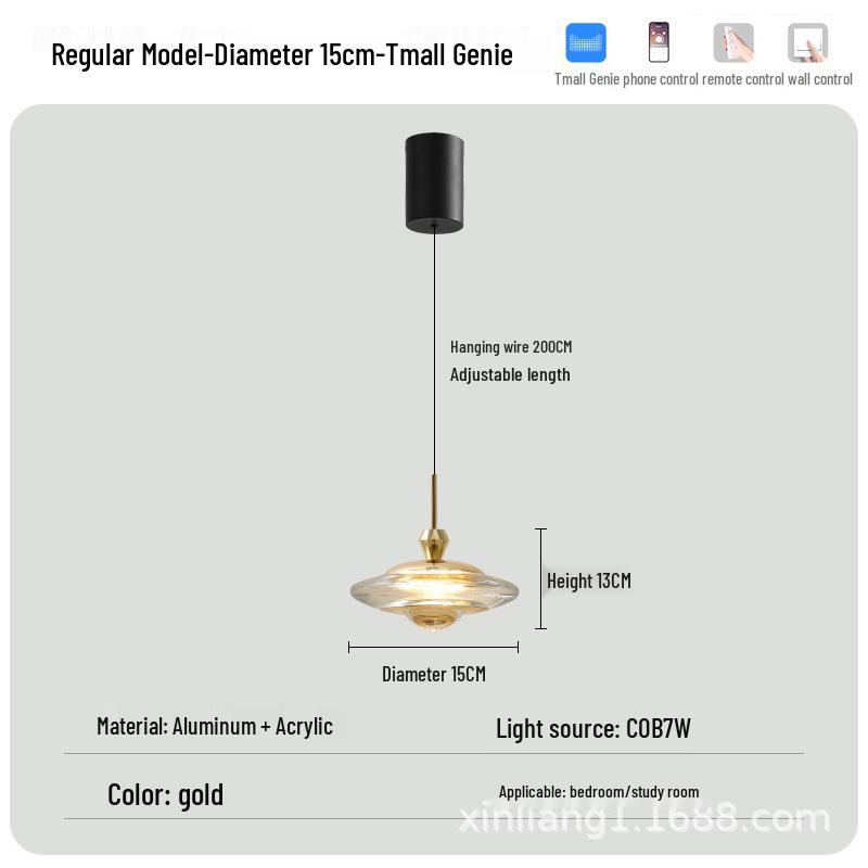 Modern Minimalist Eye-Protecting Pendant Light for Entrances, Restaurants, and Bedrooms