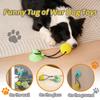 Pet Suction Cup Grinding Toy Ball, Teeth Cleaning And Anti-Biting, Interactive Pull Rope Tug-Of-War Toy, Suitable For Small Dogs