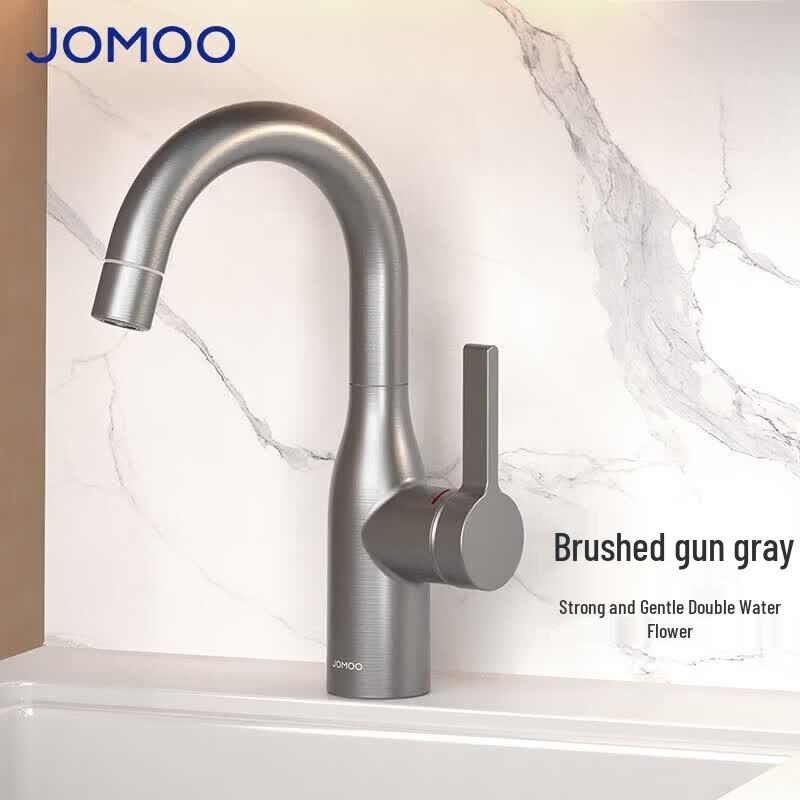 Jomoo Gunmetal Grey Swivel Basin Faucet