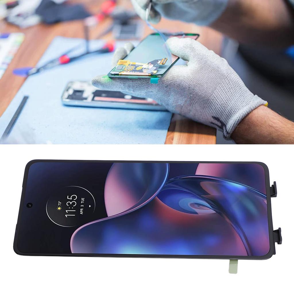 Display Screen Digitizer Assembly Replacement for Edge 30 Pro for G71S for G52 for G82 6.6 Inch Curv