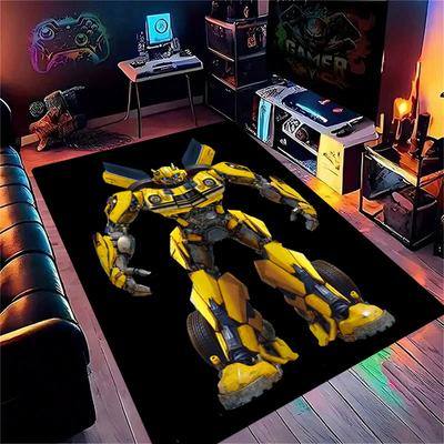 Cartoon T-Transformers Autobots 3D Bathroom Absorbent Rugs Anti-Slip Mat Home Decor Supplies Carpet Home Kitchen Floor Mats