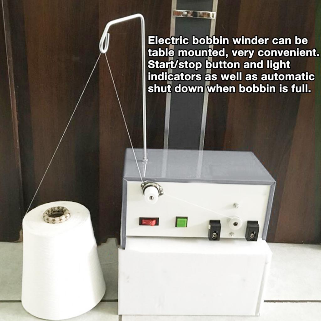 50W Electric Automatic High Speed Bobbin Winder for Embroidery Sewing