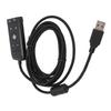 USB Sound Card USB To 3.5mm Jack Audio Adapter, Virtual 7.1 Surround Sound, for Cloud II USB Adapter