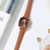 Vintage Ladies Quartz Watch With Leather Strap For Everyday And Gift Use