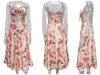 European & American Floral French Style Summer Camisole Dress – Gentle, Slimming Long Floral Dress